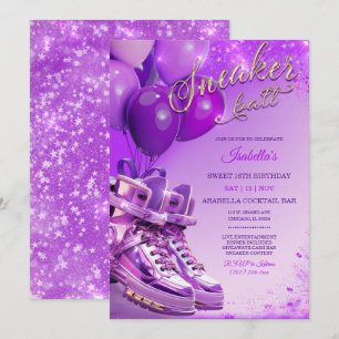 Personalized Custom Sneaker-themed Invitation