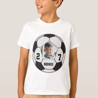 Personalized custom soccer ball player sports team T-Shirt