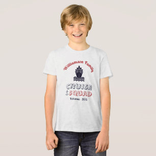 Personalized Custom Squad Family Name Tri-Blend Shirt
