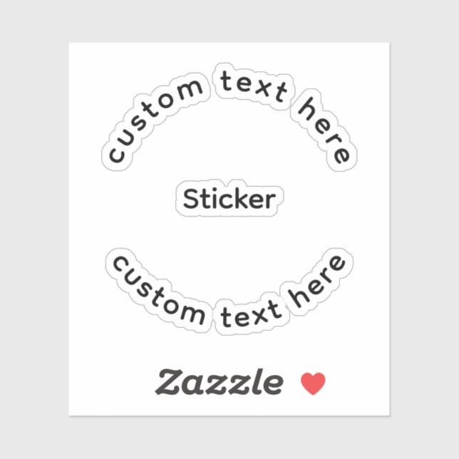 Personalized Custom Stickers (Sheet)