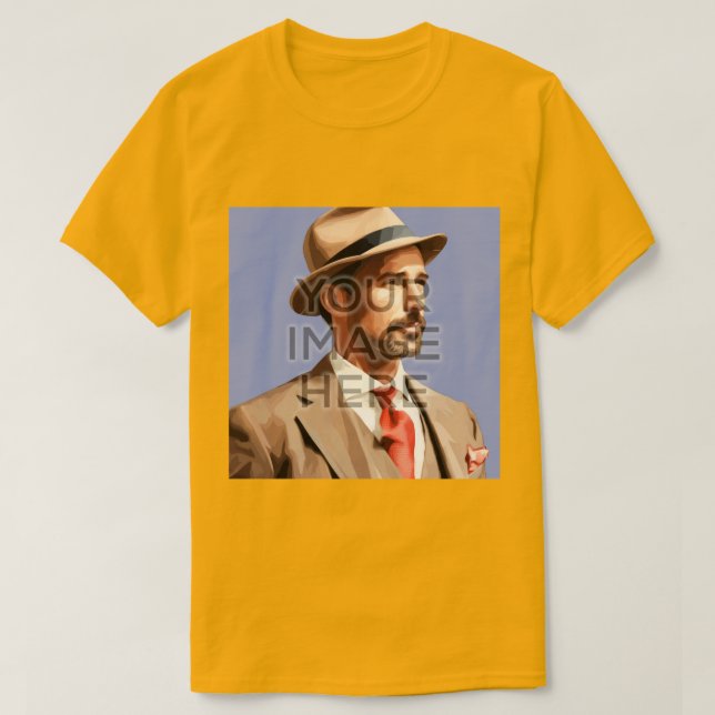 Personalized Custom T-Shirt Square Images V7 (Design Front)