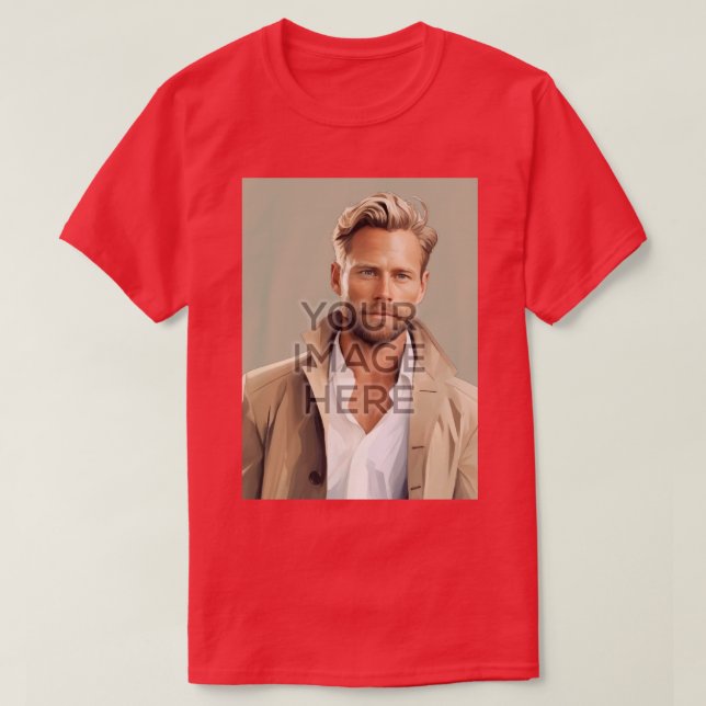 Personalized Custom T-Shirt Vertical Images V29 (Design Front)