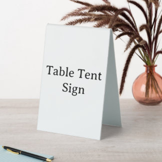 Personalized Custom Table Tent Sign