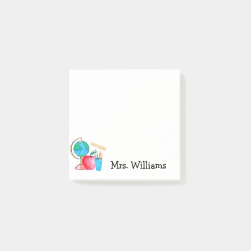 Personalized Custom Teacher Post_it Notes