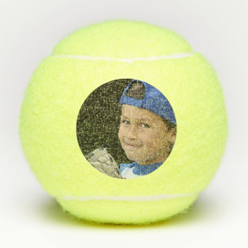 Personalized  Custom Tennis Player Photo Tennis Balls