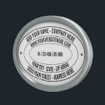 Personalized Custom Text Belt Buckle Your Colors<br><div class="desc">Custom Colors and Fonts - Design Your Own Personalized Belt Buckle with Name Address Website or Custom Text Promotional Business / Personal Belt Buckles / Gift - Add Your Name - Company / Address / Website or Email , Phone or Social Media / More - Resize and move or remove...</div>