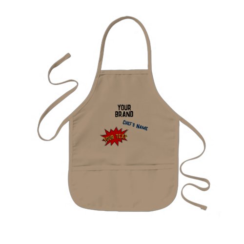 Personalized Custom Text Comic Book Style Apron