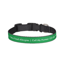 Personalized Custom Text Name And Number Pet Collar