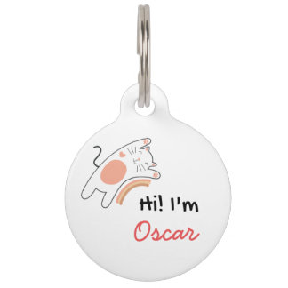 Personalized Custom Text Pet ID Tag