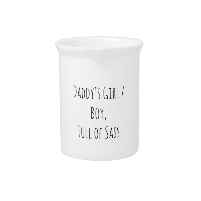 Personalized Custom Text Pitcher (Front)