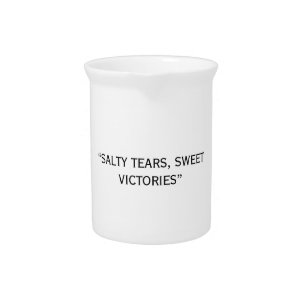Personalized Custom Text Porcelain Pitcher