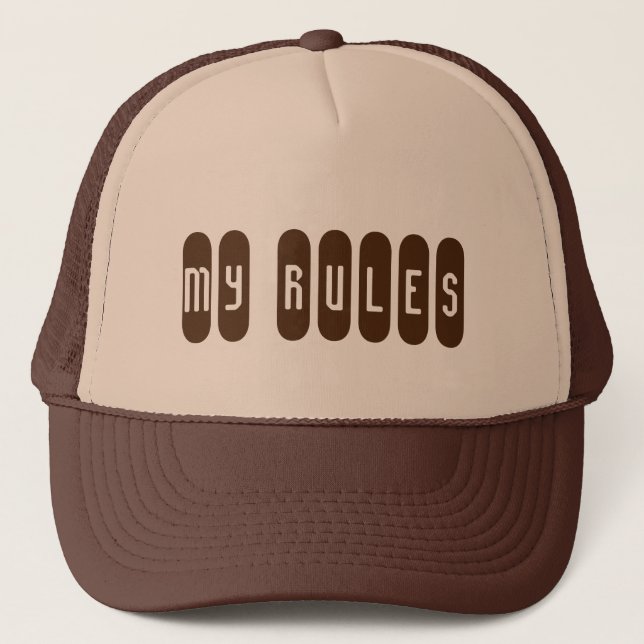 Personalized Custom Text Trucker Hats & Caps (Front)