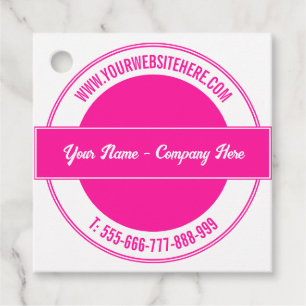 Personalized Custom Text Your Favor or Gift Tags