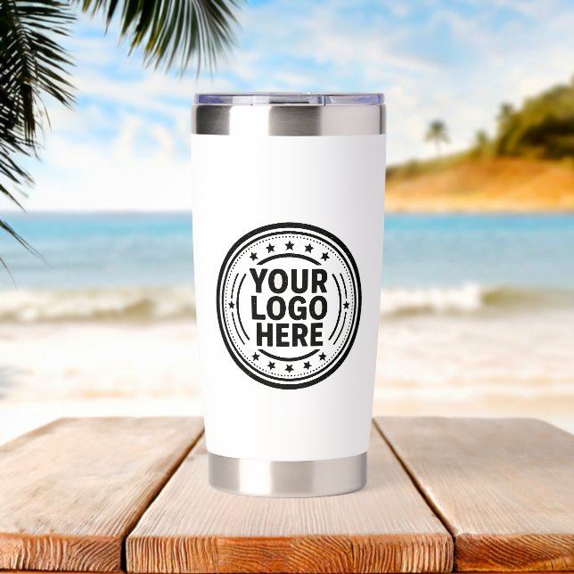 Personalized Custom Thermal Tumbler (Beach (Rotated))