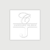 Personalized Custom Wedding Embosser (Design View)