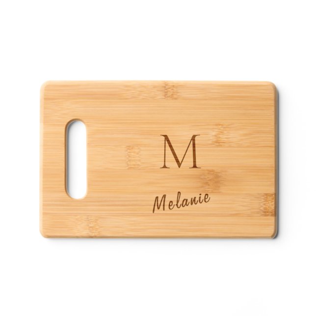 Discover Personalized Custom Your Letter and Name Cutting Board