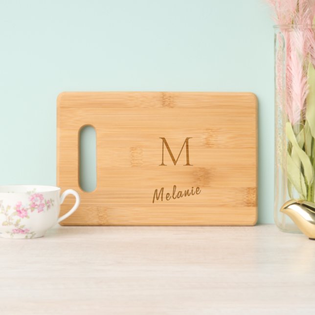 Personalized Custom Your Letter and Name Cutting Board
