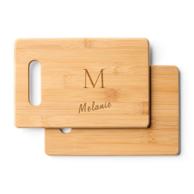 Personalized Custom Your Letter and Name Cutting Board