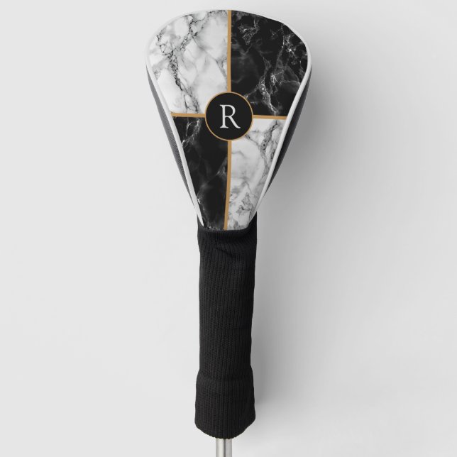 Personalized Custom Your Letter Golf Head Cover (Front)