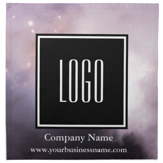 Personalized Custom Your Logo and Company Details Cloth Napkin (Front)