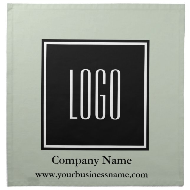 Personalized Custom Your Logo and Company Details Cloth Napkin (Front)