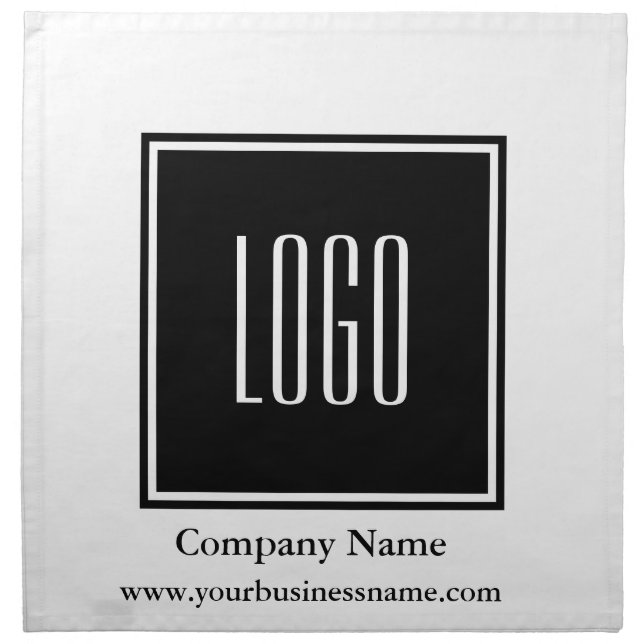 Personalized Custom Your Logo and Company Details Cloth Napkin (Front)