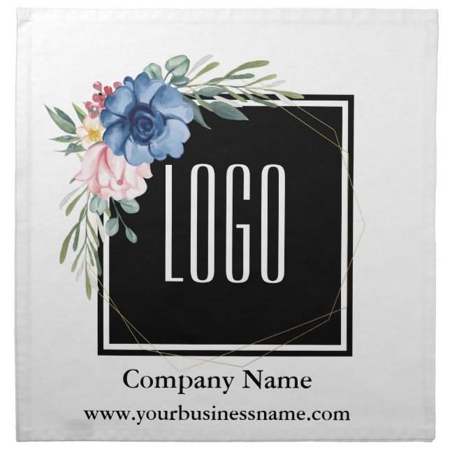 Personalized Custom Your Logo and Company Details Cloth Napkin (Front)