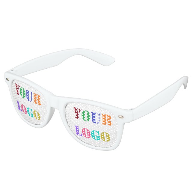 Personalized Custom Your Logo Party Sunglasses (Angled)