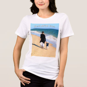 Personalized Custom Your Mom Photo Best MOM Ever Tri-Blend Shirt