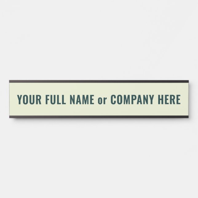 Personalized Custom Your Name Door Sign Example (Front)
