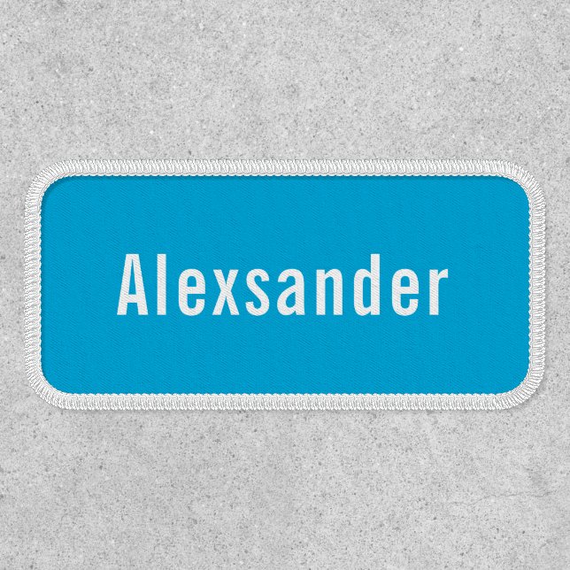 Personalized Custom Your Name Patch Choose Colors (Front)