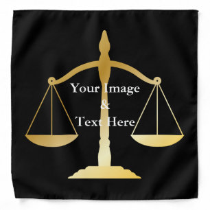 Personalized Custom Your Own Legal Photo & Text Bandana