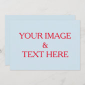 Personalized Custom Your Own Photo (Front/Back)