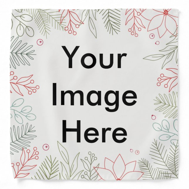 Personalized Custom Your Own Photo Bandana (Front)