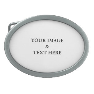 Personalized Custom Your Own Photo Belt Buckle