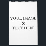 Personalized Custom Your Own Photo Calendar<br><div class="desc">You can add your favourite photo. This is perfect gift idea. Personalize with your name and other text.</div>