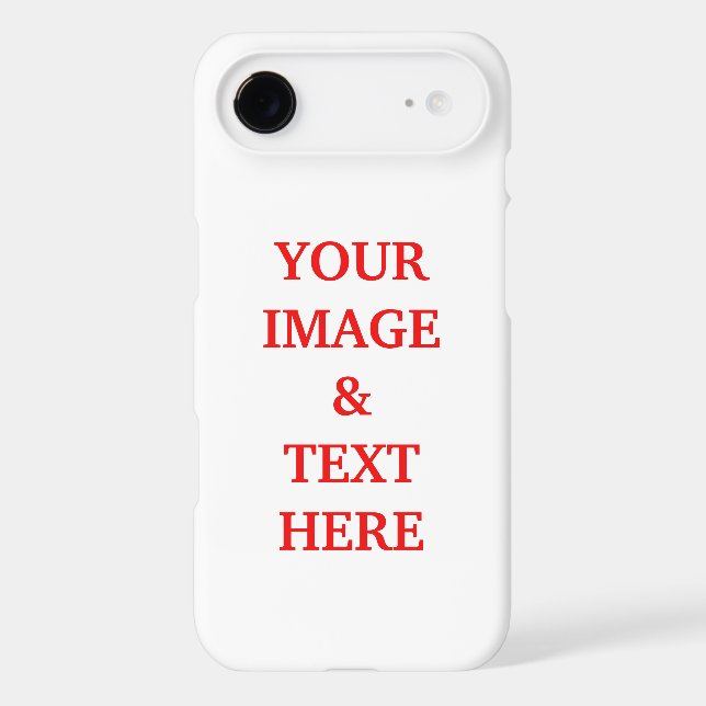 Personalized Custom Your Own Photo Case-Mate iPhone Case (Back)