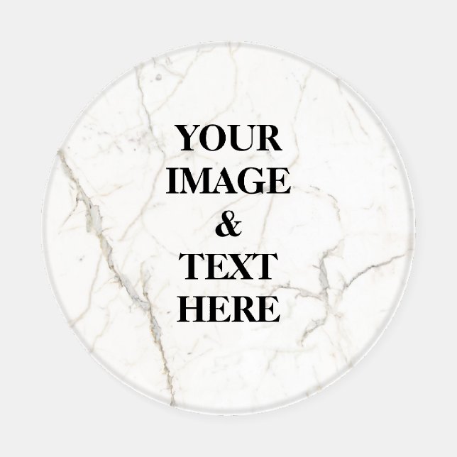 Personalized Custom Your Own Photo Coaster Set (Single)