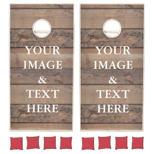 Personalized Custom Your Own Photo Cornhole Set