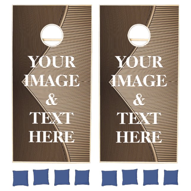 Personalized Custom Your Own Photo Cornhole Set (Set)