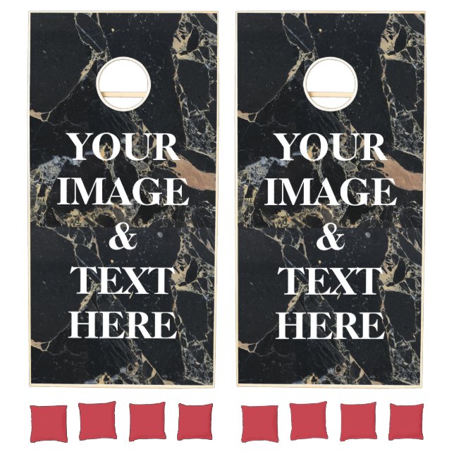 Personalized Custom Your Own Photo Cornhole Set (Set)