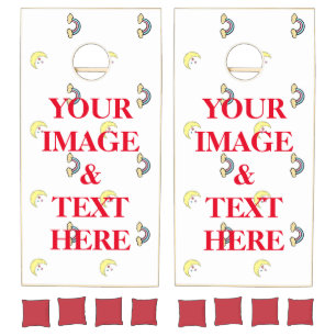 Personalized Custom Your Own Photo Cornhole Set