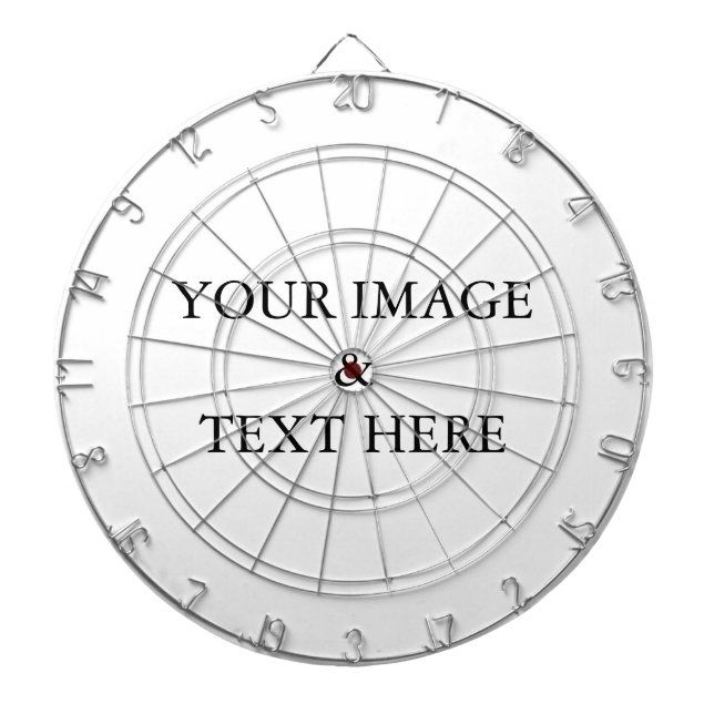 Personalized Custom Your Own Photo  Dart Board (Front)