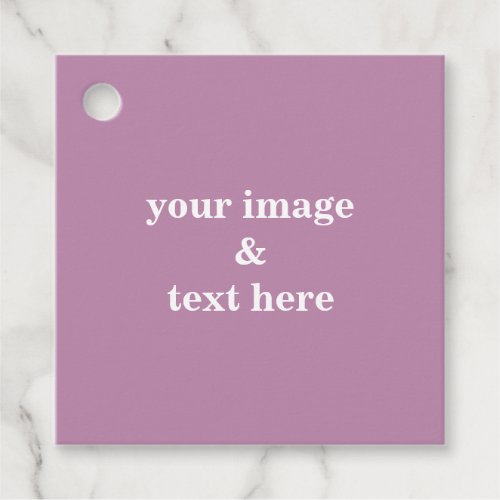 Personalized Custom Your Own Photo Favor Tags