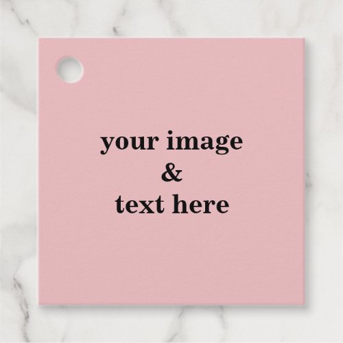 Personalized Custom Your Own Photo Favor Tags