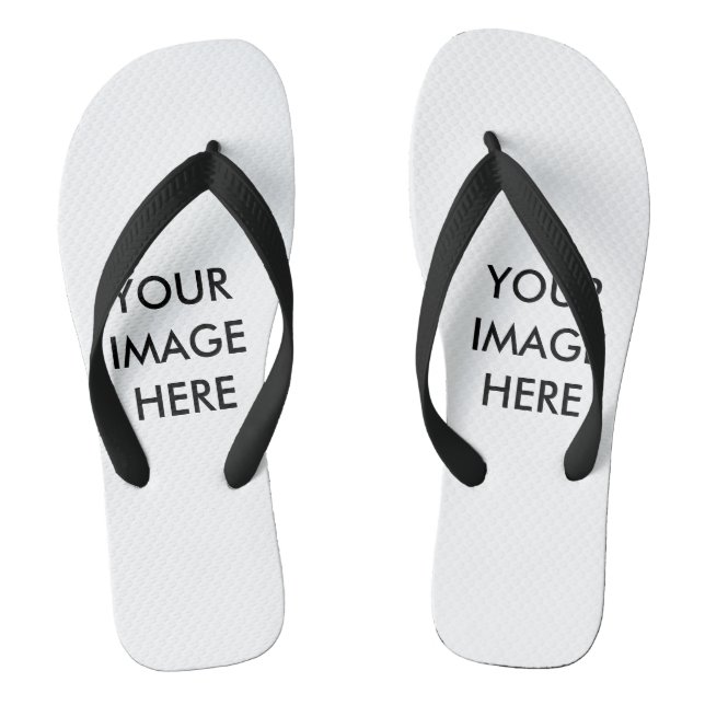 Personalized Custom Your Own Photo Flip Flops (Footbed)