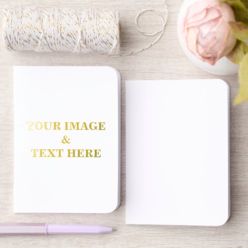 Personalized Custom Your Own Photo Foil Vow Books