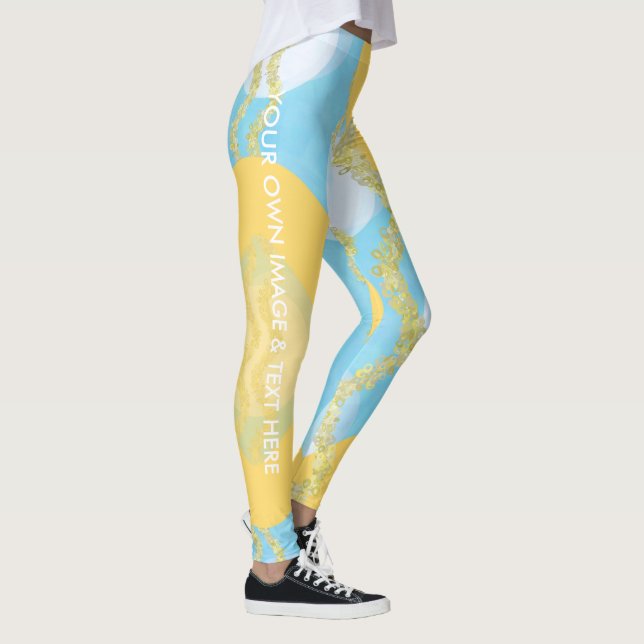 Personalized Custom Your Own Photo Image Leggings (Right)