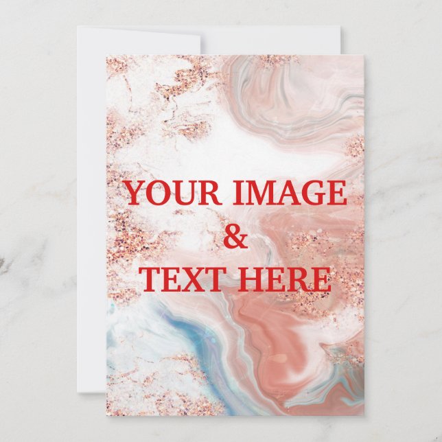 Personalized Custom Your Own Photo Invitation (Front)