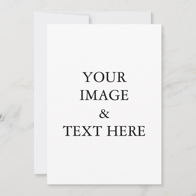 Personalized Custom Your Own Photo Invitation (Front)
